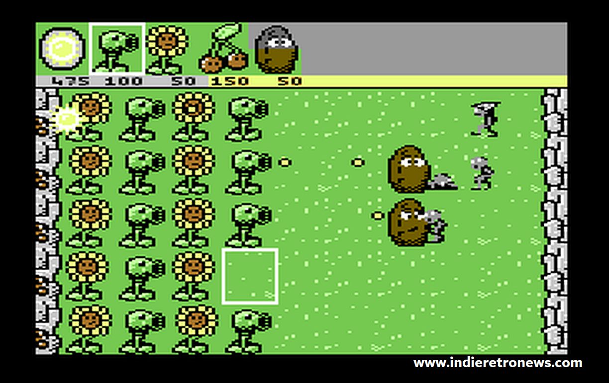 Indie Retro News: Veggies vs Undead - Plants vs Zombies for the C64 by  drmortalwombat